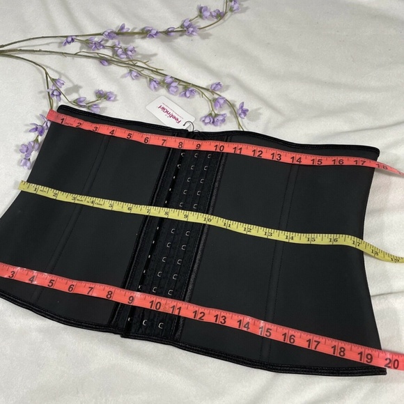 NEW FeelinGirl [ 3XL ] Latex Boned Slim Down Waist Trainer in‎ Black - Picture 9 of 10
